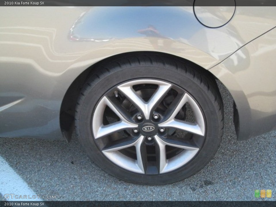2010 Kia Forte Koup SX Wheel and Tire Photo #69699771