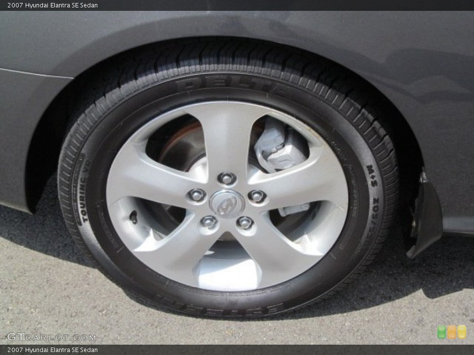 2007 Hyundai Elantra SE Sedan Wheel and Tire Photo #69710121