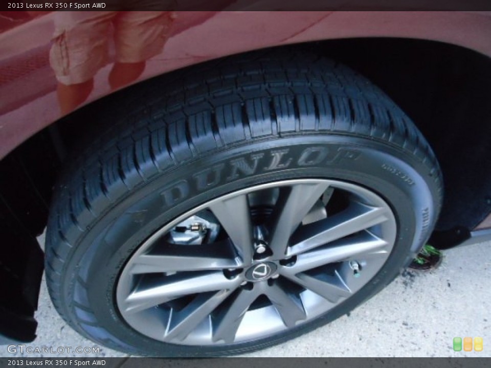 2013 Lexus RX 350 F Sport AWD Wheel and Tire Photo #69712230
