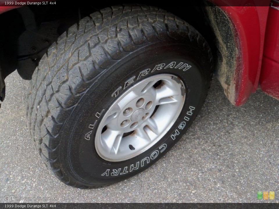 1999 Dodge Durango SLT 4x4 Wheel and Tire Photo #69717609
