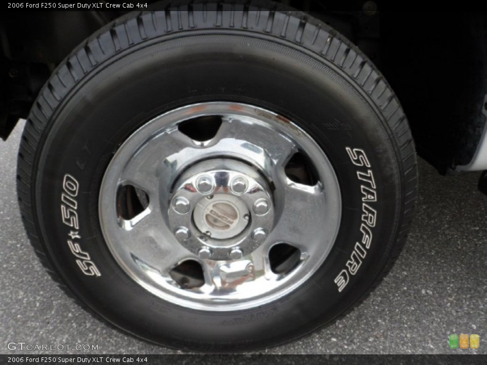 2006 Ford F250 Super Duty XLT Crew Cab 4x4 Wheel and Tire Photo #69718830
