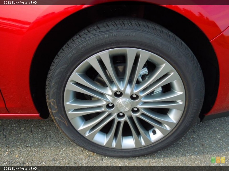 2012 Buick Verano FWD Wheel and Tire Photo #69721059