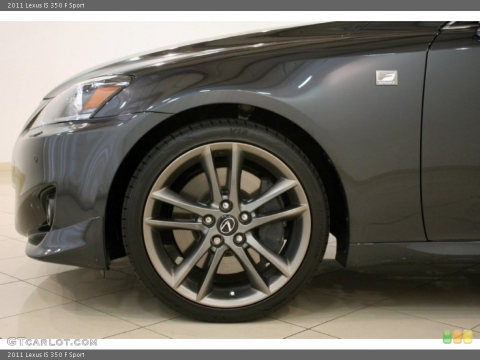 2011 Lexus IS 350 F Sport Wheel and Tire Photo #69722568