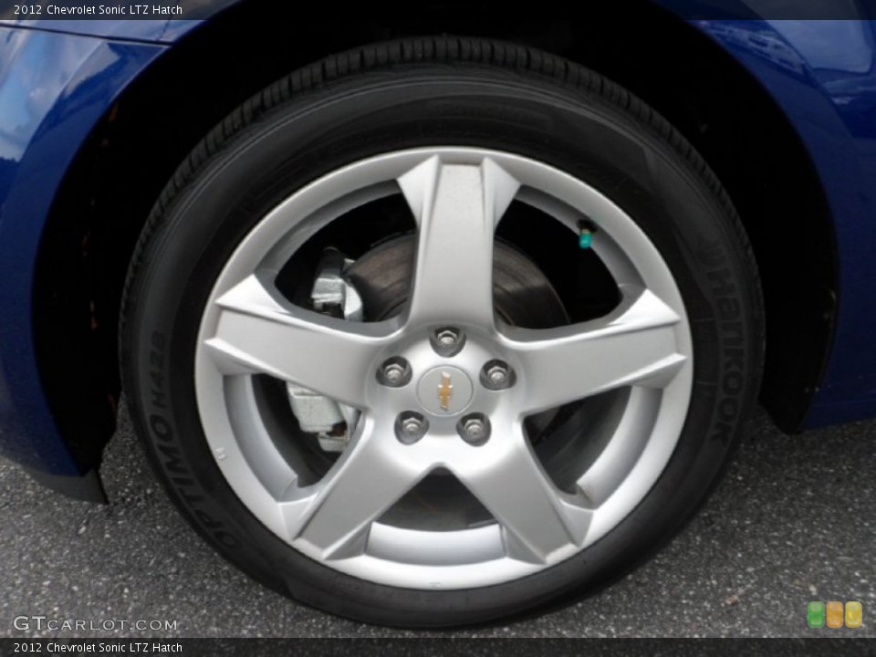 2012 Chevrolet Sonic LTZ Hatch Wheel and Tire Photo #69733771