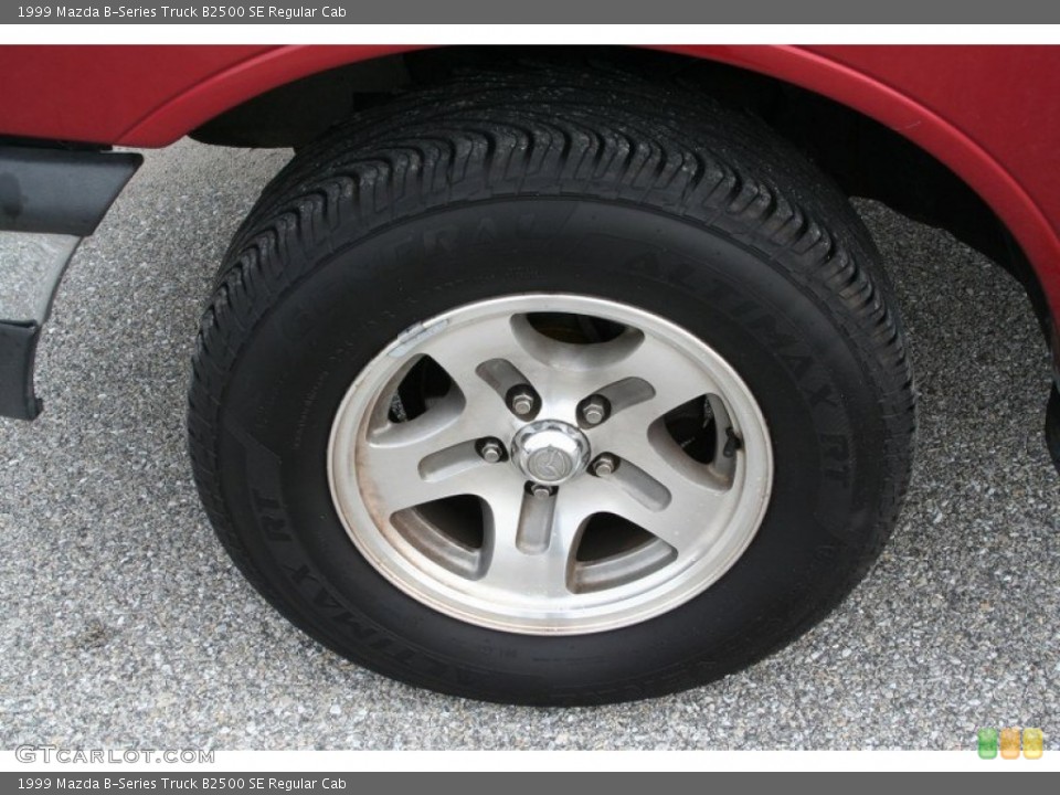 1999 Mazda B-Series Truck B2500 SE Regular Cab Wheel and Tire Photo #69750082