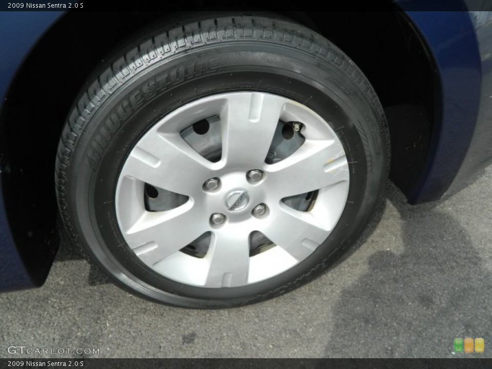 2009 Nissan Sentra 2.0 S Wheel and Tire Photo #69750830