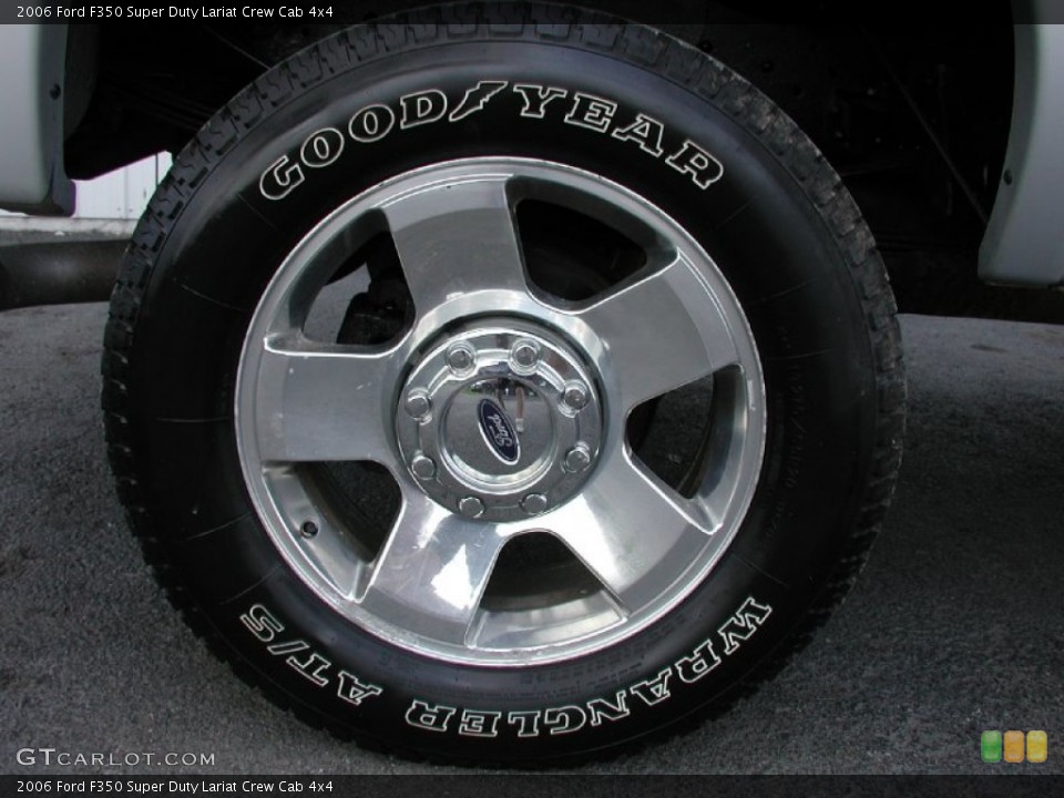 2006 Ford F350 Super Duty Lariat Crew Cab 4x4 Wheel and Tire Photo #69753331