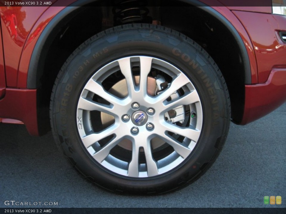 2013 Volvo XC90 3.2 AWD Wheel and Tire Photo #69755002