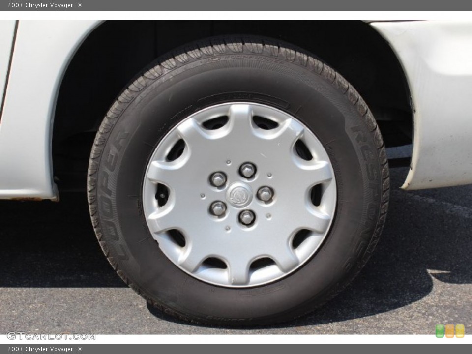 2003 Chrysler Voyager LX Wheel and Tire Photo #69755482