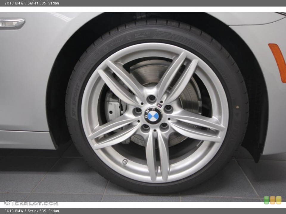 2013 BMW 5 Series 535i Sedan Wheel and Tire Photo #69756742