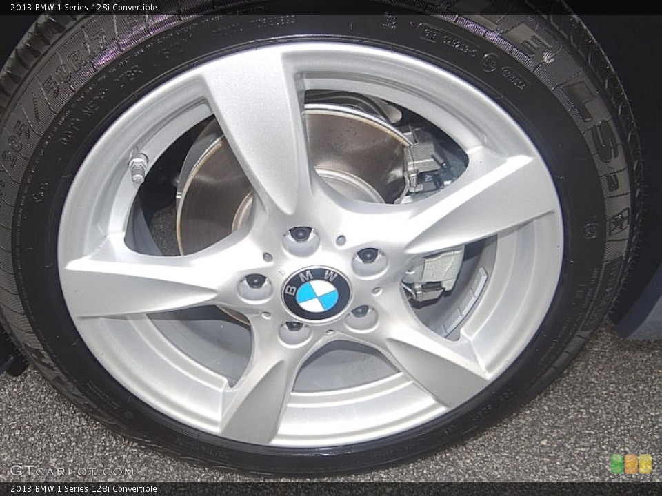 2013 BMW 1 Series 128i Convertible Wheel and Tire Photo #69768613