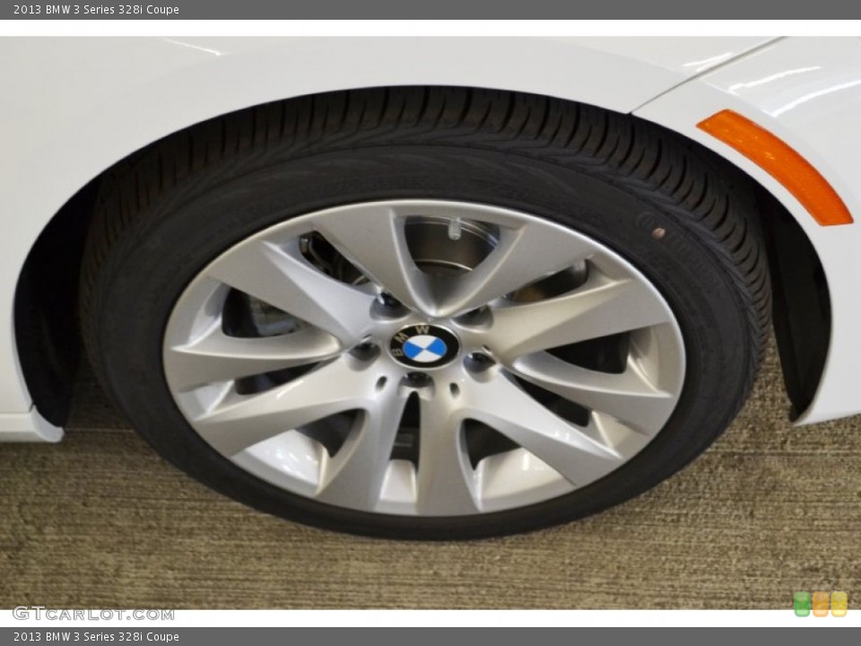 2013 BMW 3 Series 328i Coupe Wheel and Tire Photo #69773786