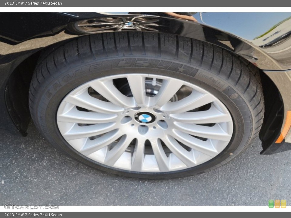2013 BMW 7 Series 740Li Sedan Wheel and Tire Photo #69774355