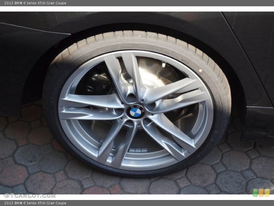 2013 BMW 6 Series 650i Gran Coupe Wheel and Tire Photo #69774433