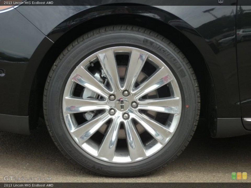 2013 Lincoln MKS EcoBoost AWD Wheel and Tire Photo #69777559