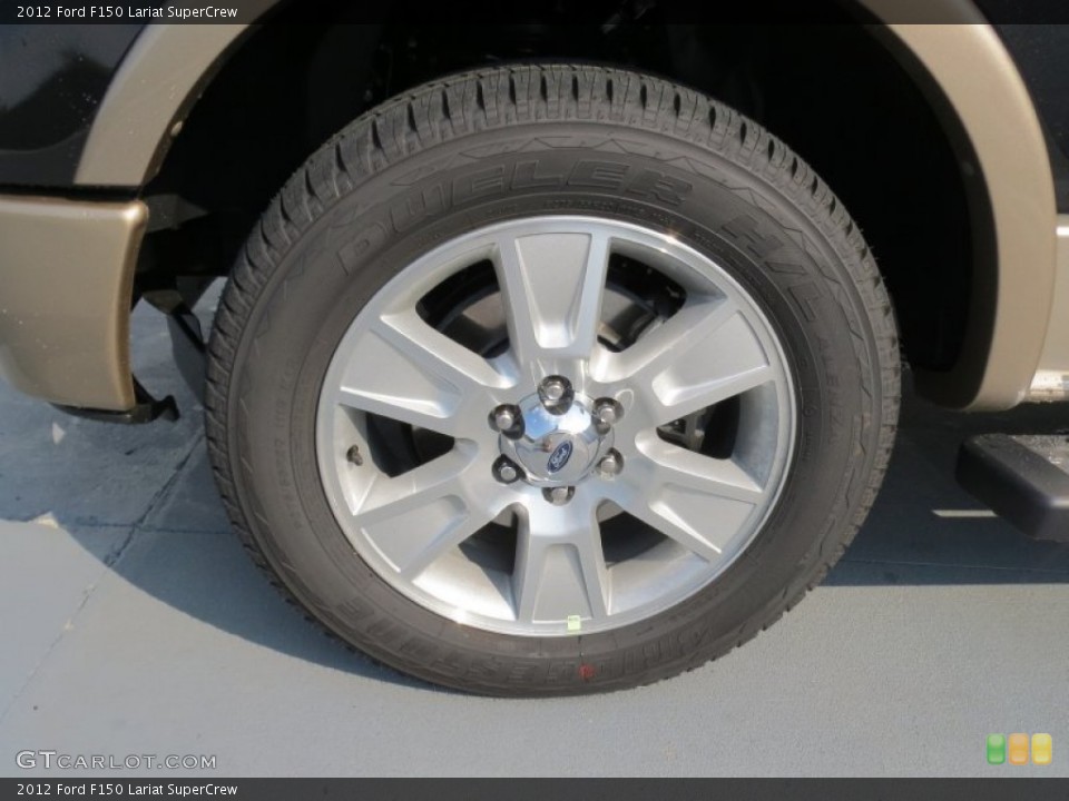 2012 Ford F150 Lariat SuperCrew Wheel and Tire Photo #69779764