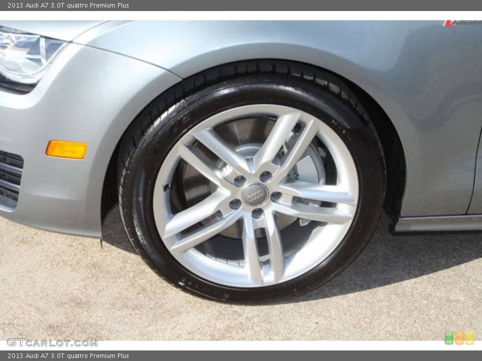 2013 Audi A7 3.0T quattro Premium Plus Wheel and Tire Photo #69805054