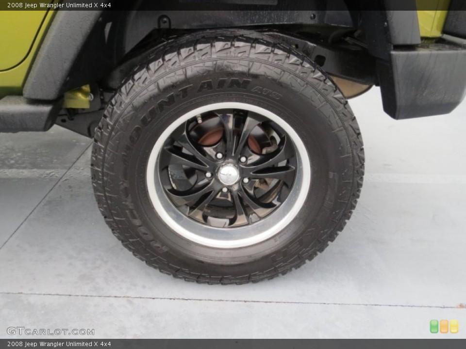 2008 Jeep Wrangler Unlimited Custom Wheel and Tire Photo #69811279