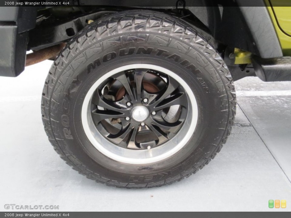 2008 Jeep Wrangler Unlimited Custom Wheel and Tire Photo #69811289