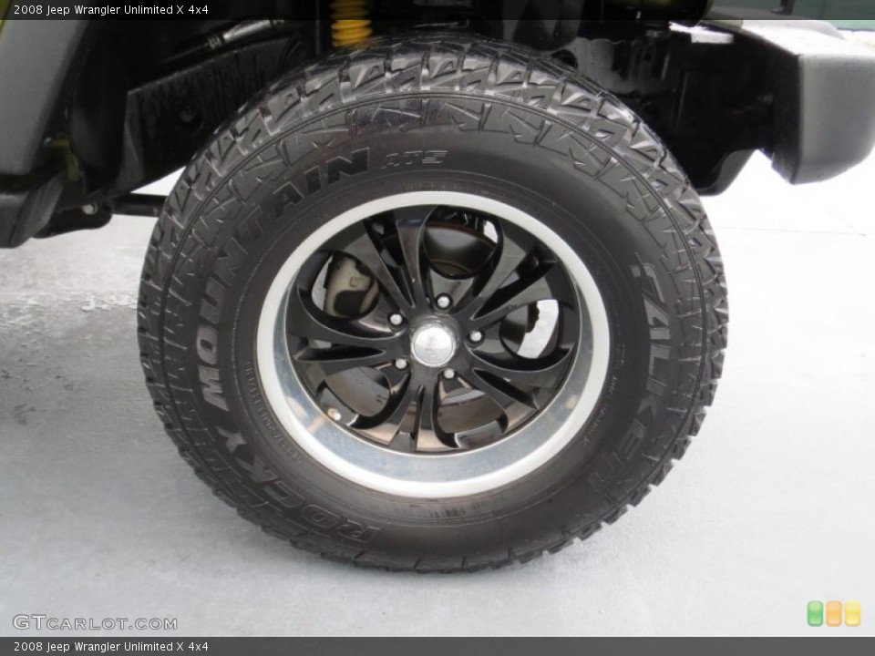 2008 Jeep Wrangler Unlimited Custom Wheel and Tire Photo #69811300