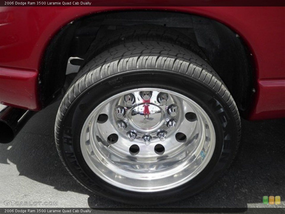 2006 Dodge Ram 3500 Laramie Quad Cab Dually Wheel and Tire Photo #69819472