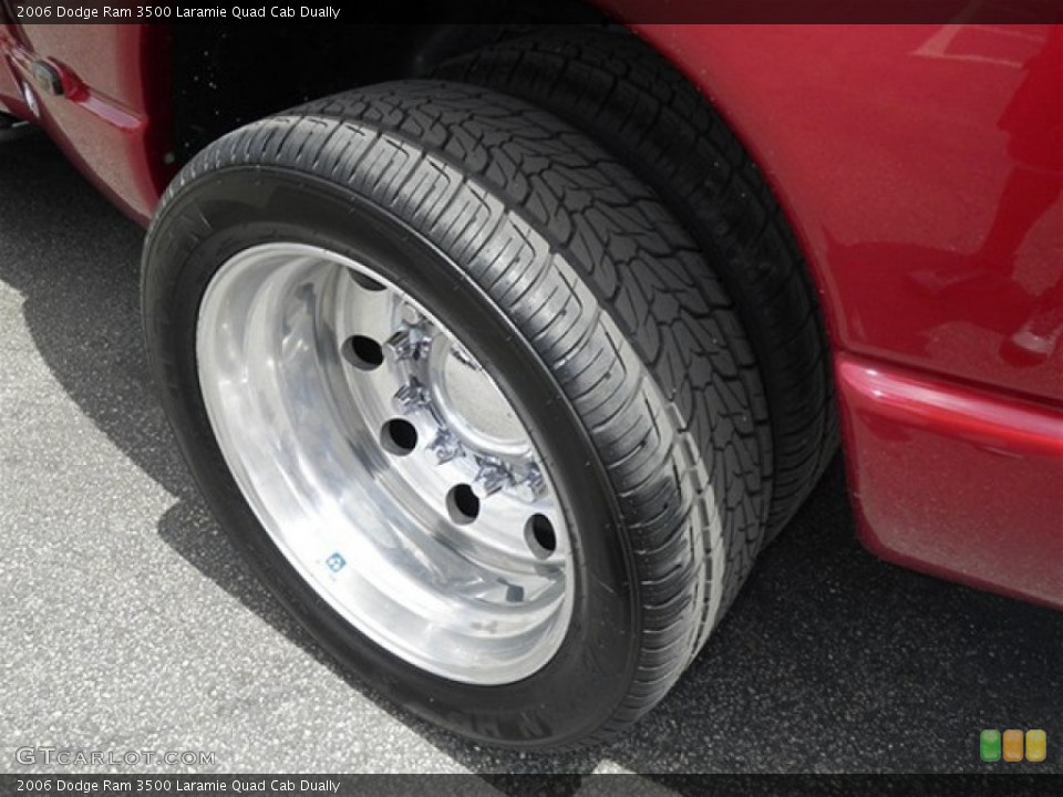2006 Dodge Ram 3500 Laramie Quad Cab Dually Wheel and Tire Photo #69819481