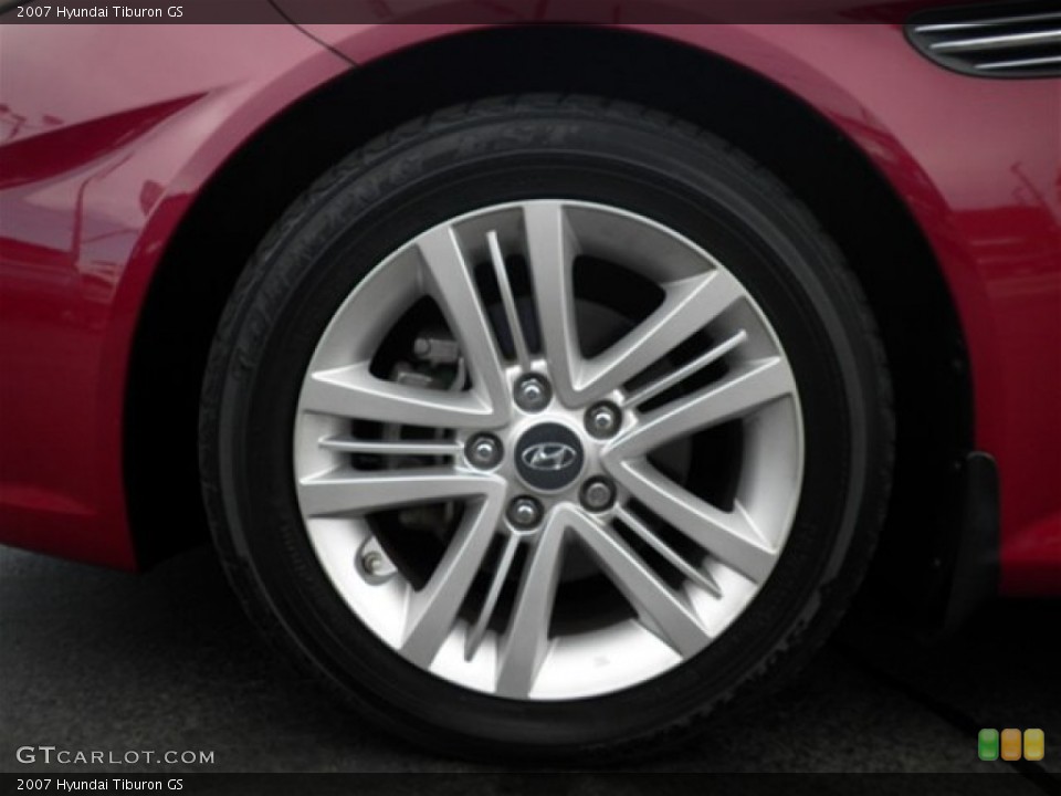 2007 Hyundai Tiburon GS Wheel and Tire Photo #69820327