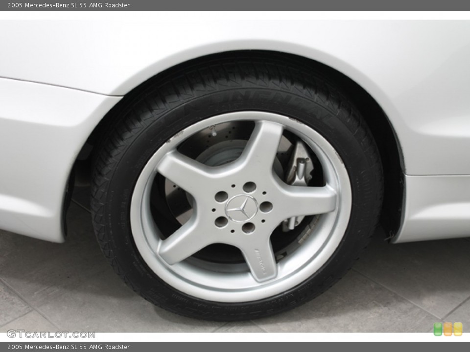 2005 Mercedes-Benz SL 55 AMG Roadster Wheel and Tire Photo #69824395
