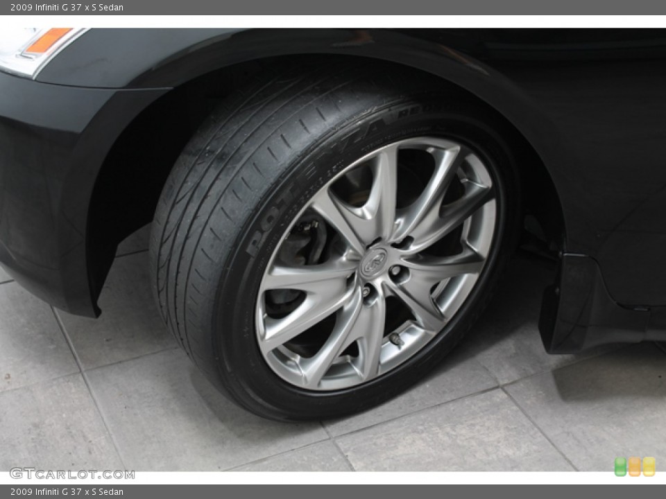 2009 Infiniti G 37 x S Sedan Wheel and Tire Photo #69825577