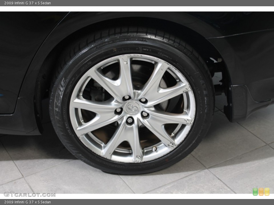 2009 Infiniti G 37 x S Sedan Wheel and Tire Photo #69825586