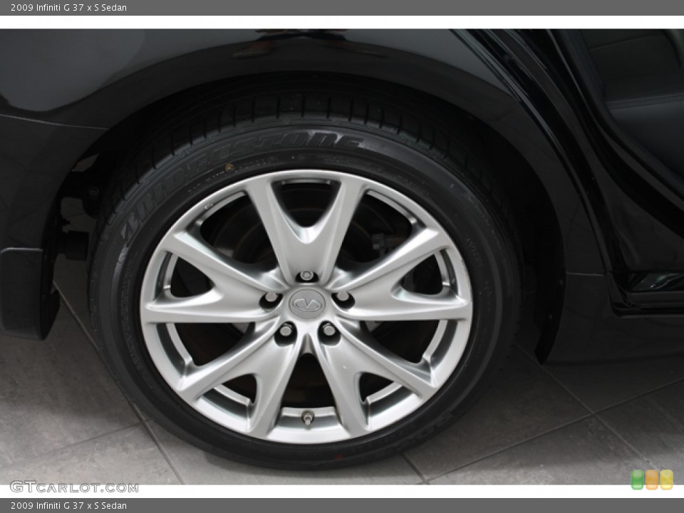 2009 Infiniti G 37 x S Sedan Wheel and Tire Photo #69825595