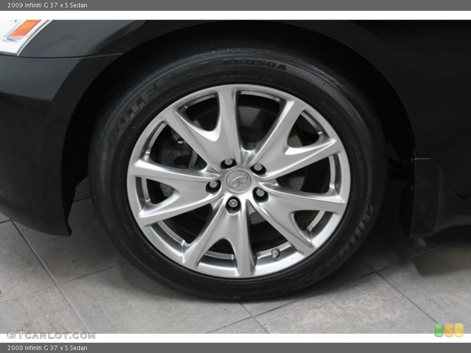 2009 Infiniti G 37 x S Sedan Wheel and Tire Photo #69825604