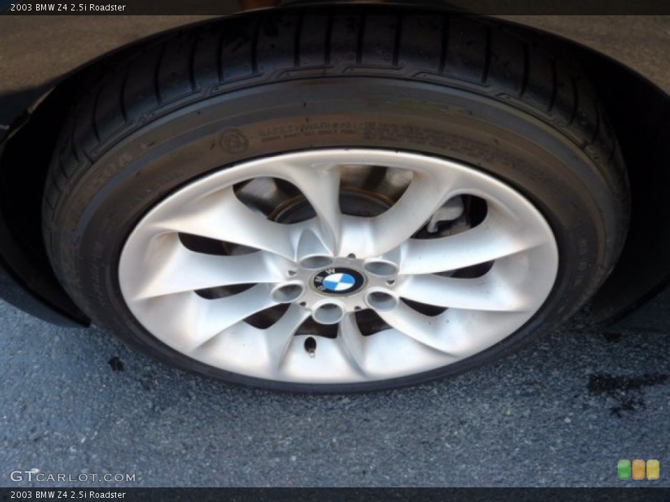 2003 BMW Z4 2.5i Roadster Wheel and Tire Photo #69839032