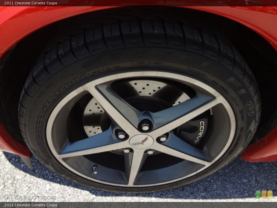 2011 Chevrolet Corvette Coupe Wheel and Tire Photo #69842263