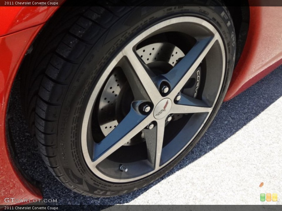 2011 Chevrolet Corvette Coupe Wheel and Tire Photo #69842272