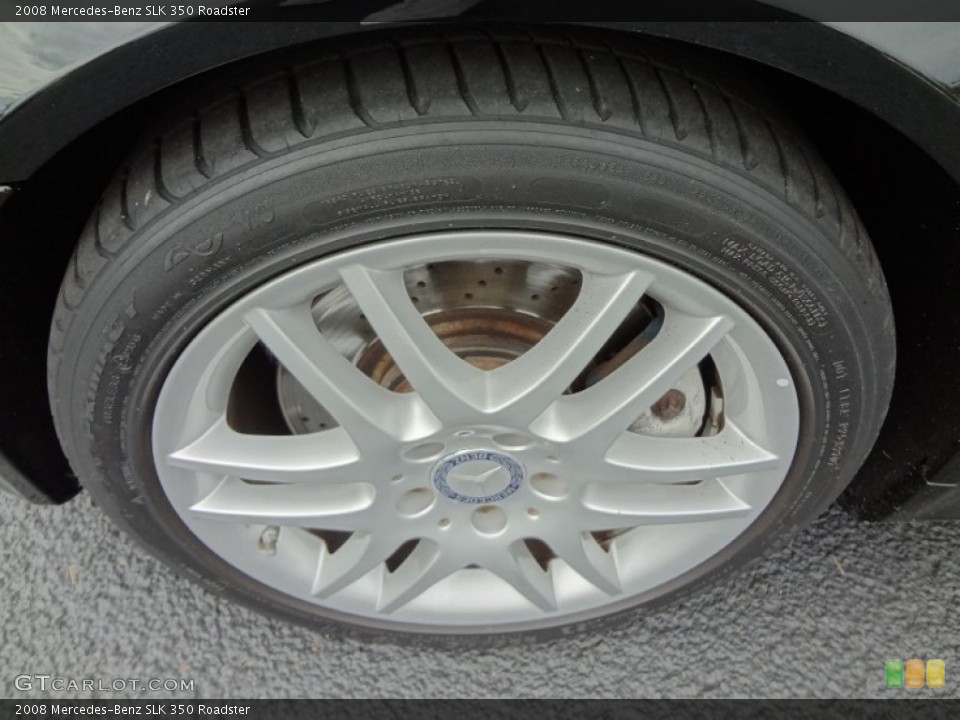 2008 Mercedes-Benz SLK 350 Roadster Wheel and Tire Photo #69843166