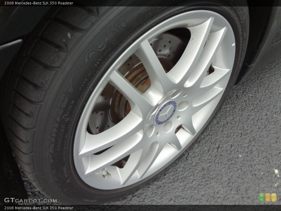 2008 Mercedes-Benz SLK 350 Roadster Wheel and Tire Photo #69843169