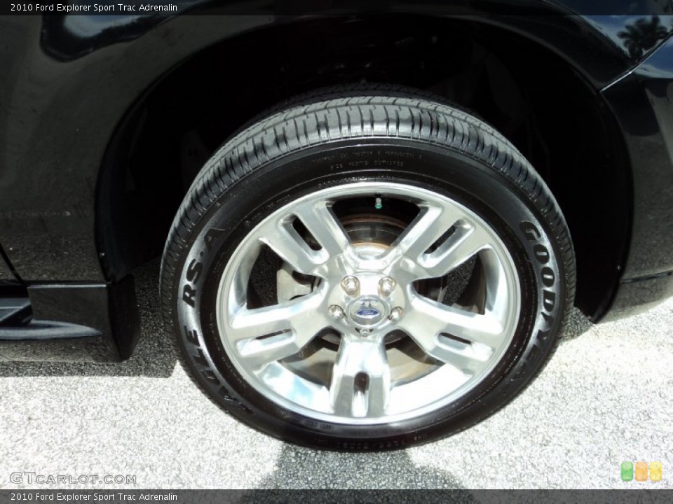 2010 Ford Explorer Sport Trac Adrenalin Wheel and Tire Photo #69848775