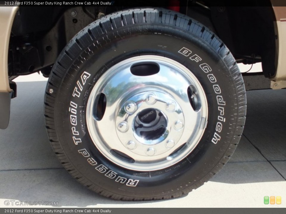 2012 Ford F350 Super Duty King Ranch Crew Cab 4x4 Dually Wheel and Tire Photo #69849583