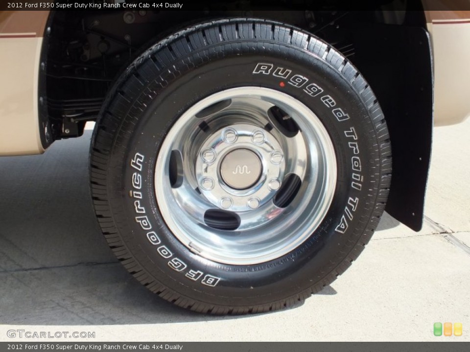 2012 Ford F350 Super Duty King Ranch Crew Cab 4x4 Dually Wheel and Tire Photo #69849601