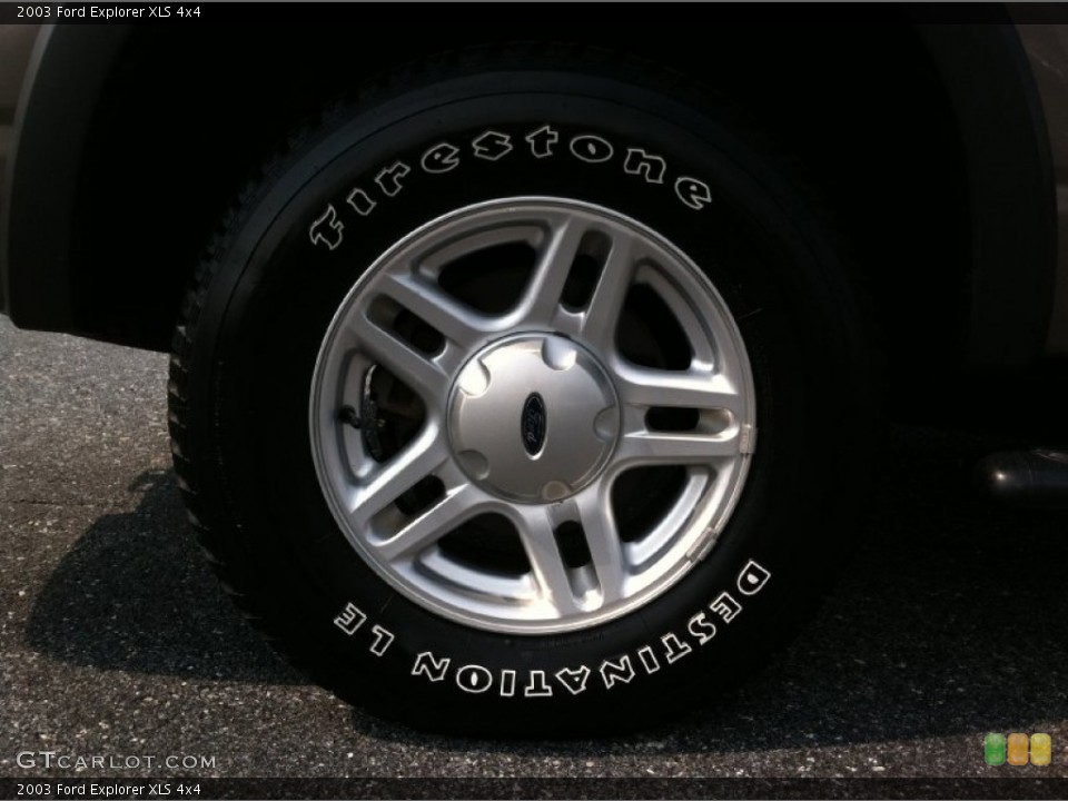 2003 Ford Explorer XLS 4x4 Wheel and Tire Photo #69859381