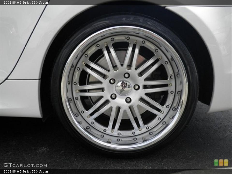2008 BMW 5 Series Custom Wheel and Tire Photo #69872254