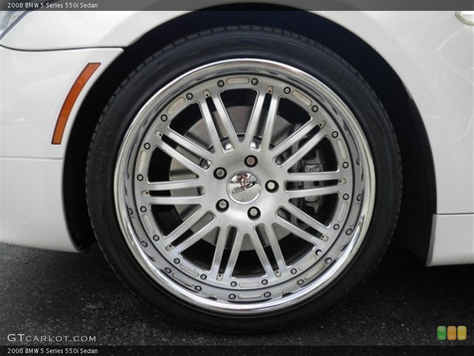 2008 BMW 5 Series Custom Wheel and Tire Photo #69872263