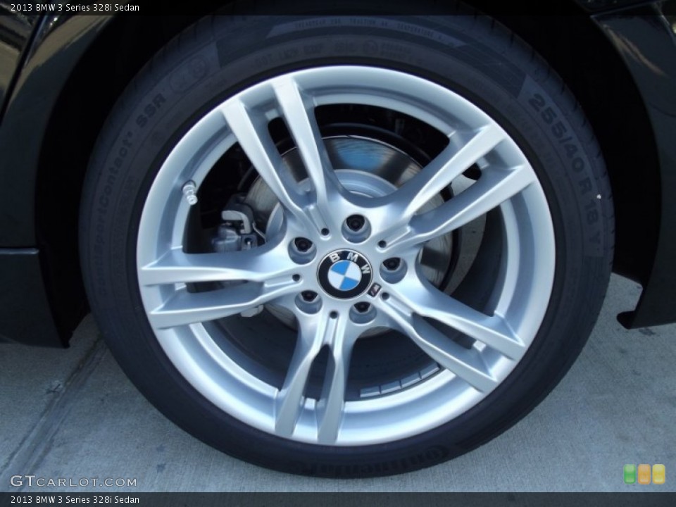 2013 BMW 3 Series 328i Sedan Wheel and Tire Photo #69880318