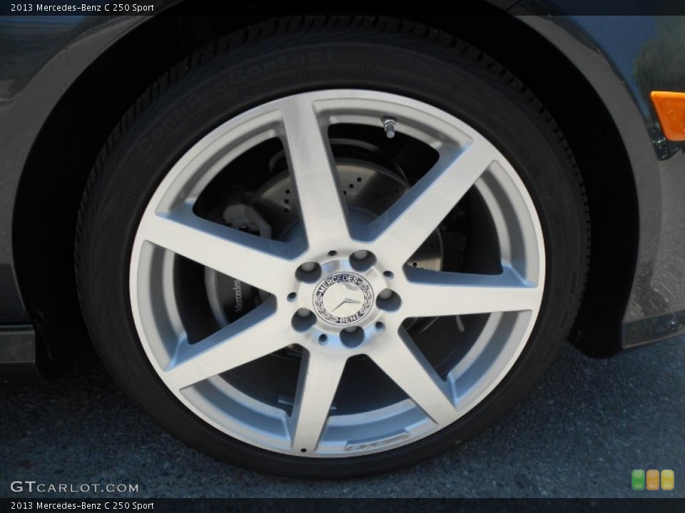 2013 Mercedes-Benz C 250 Sport Wheel and Tire Photo #69880380
