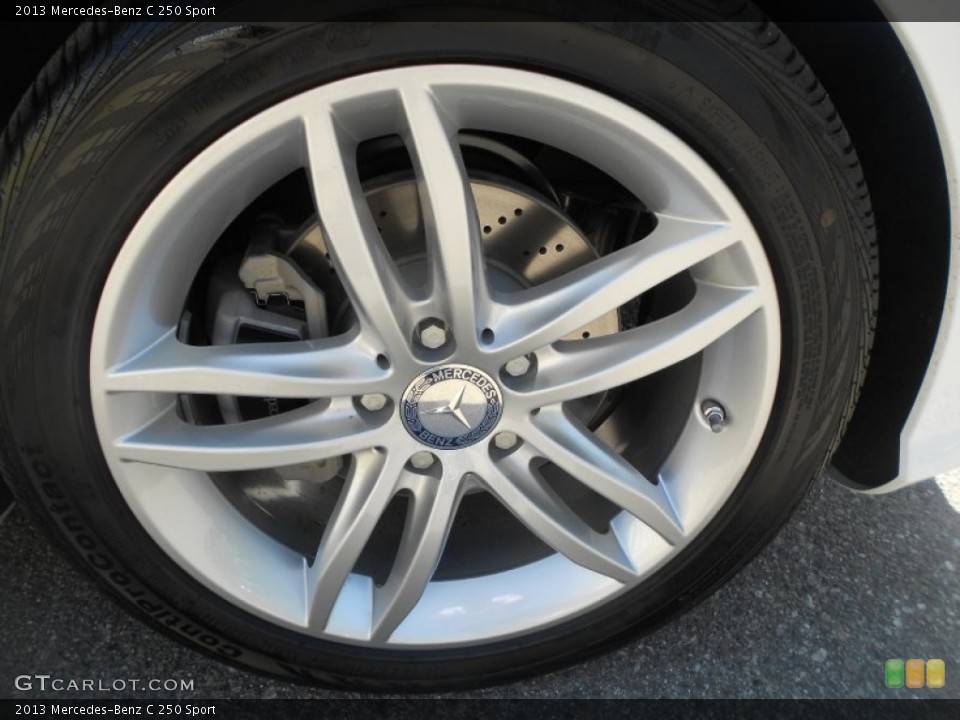 2013 Mercedes-Benz C 250 Sport Wheel and Tire Photo #69880513