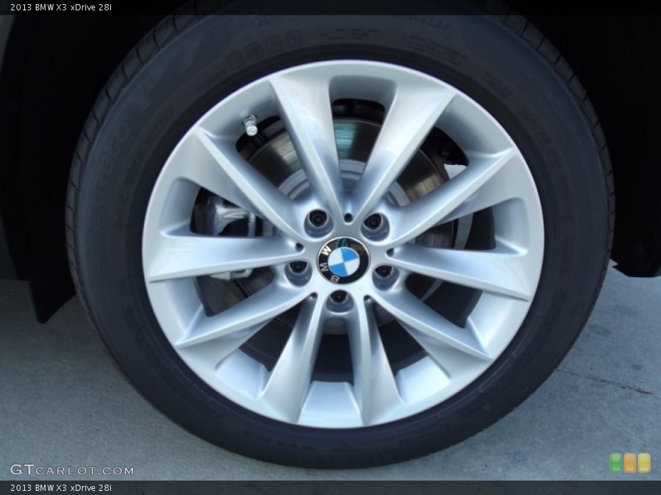 2013 BMW X3 xDrive 28i Wheel and Tire Photo #69880558