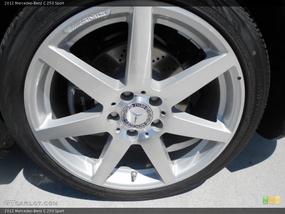 2012 Mercedes-Benz C 250 Sport Wheel and Tire Photo #69880754