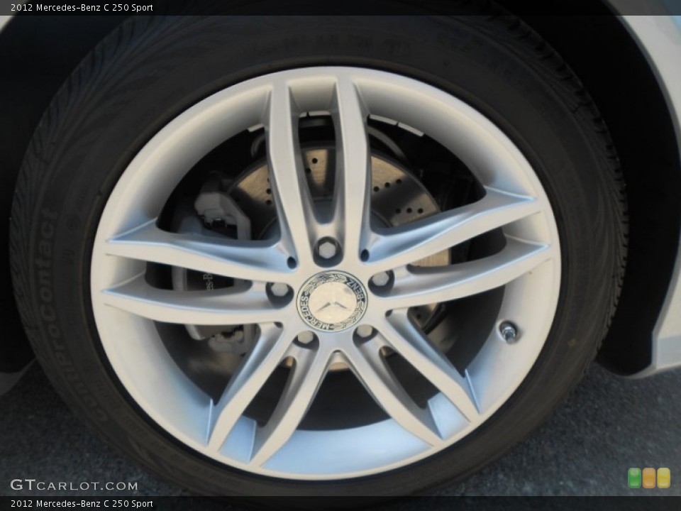 2012 Mercedes-Benz C 250 Sport Wheel and Tire Photo #69880978