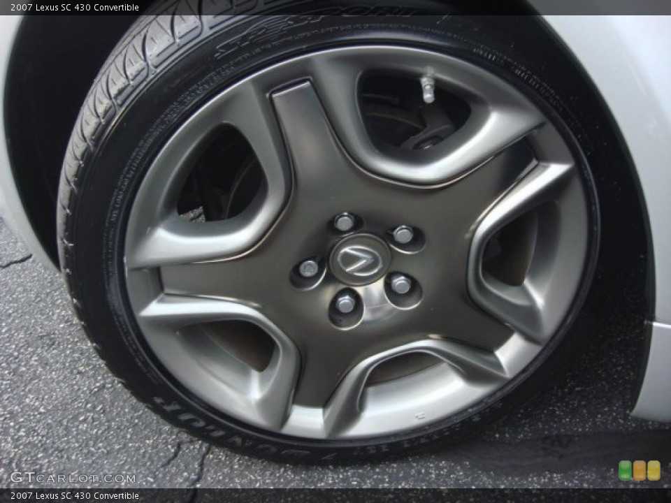 2007 Lexus SC 430 Convertible Wheel and Tire Photo #69881484